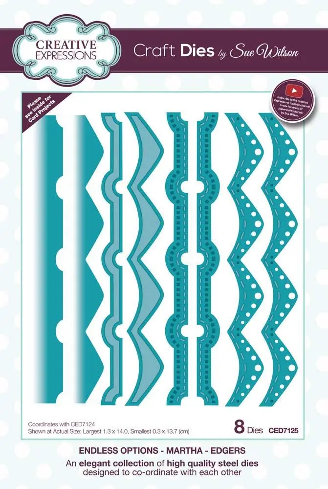 Dies By Sue Wilson Endless Options Collection Martha - Edgers 1