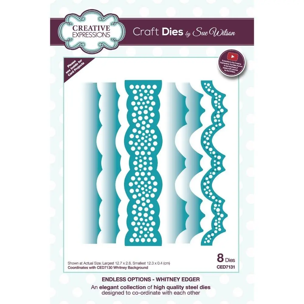 Sue Wilson  Endless Options Whitney Edger Craft Die 1
