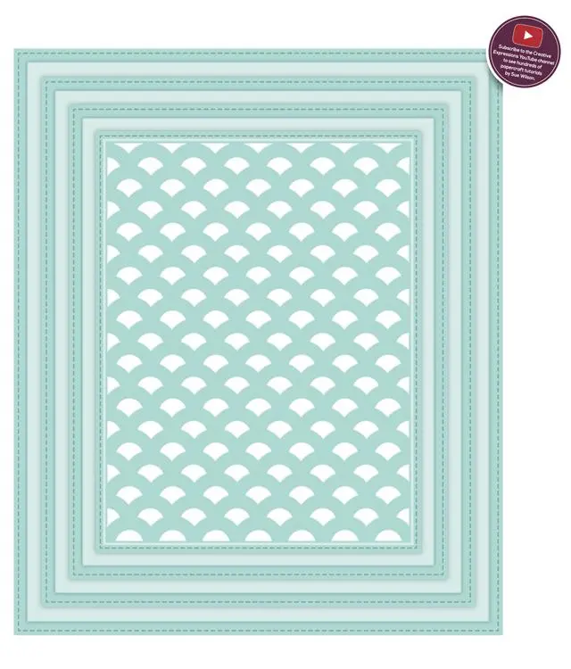Shadow Boxes Collection Scalloped Lattice Frames - Set B 1