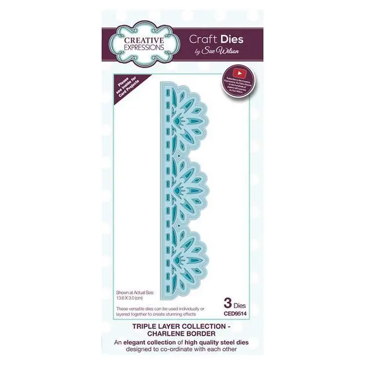 Dies By Sue Wilson Triple Layer Collection Charlene Border 1