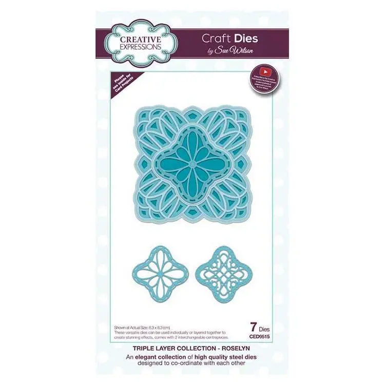 Dies By Sue Wilson Triple Layer Collection Roselyn 1