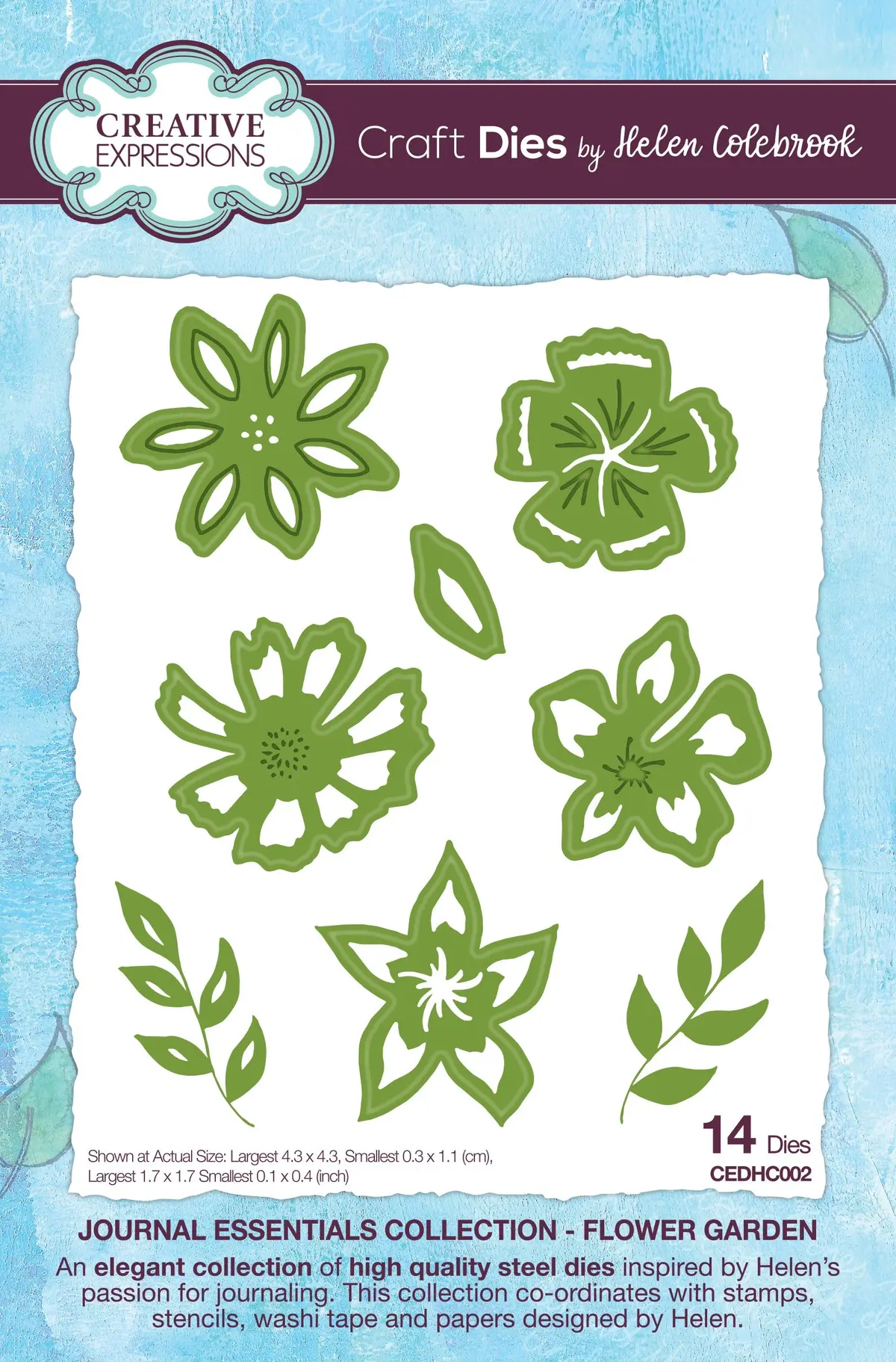 Creative Expressions Helen Colebrook Flower Garden Craft Die 1