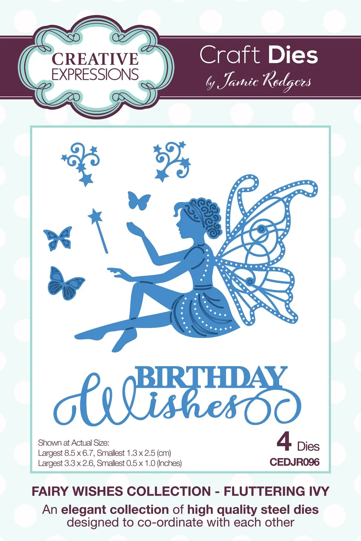 Creative Expressions Jamie Rodgers Fairy Wishes Fluttering Ivy Craft Die 1