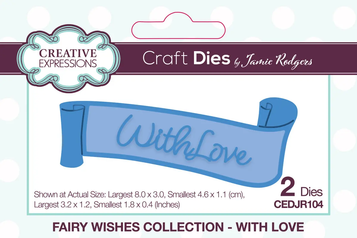 Creative Expressions Jamie Rodgers Fairy Wishes With Love Craft Die 1