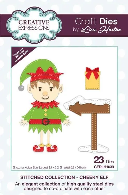Stitched Collection Cheeky Elf Craft Die 1