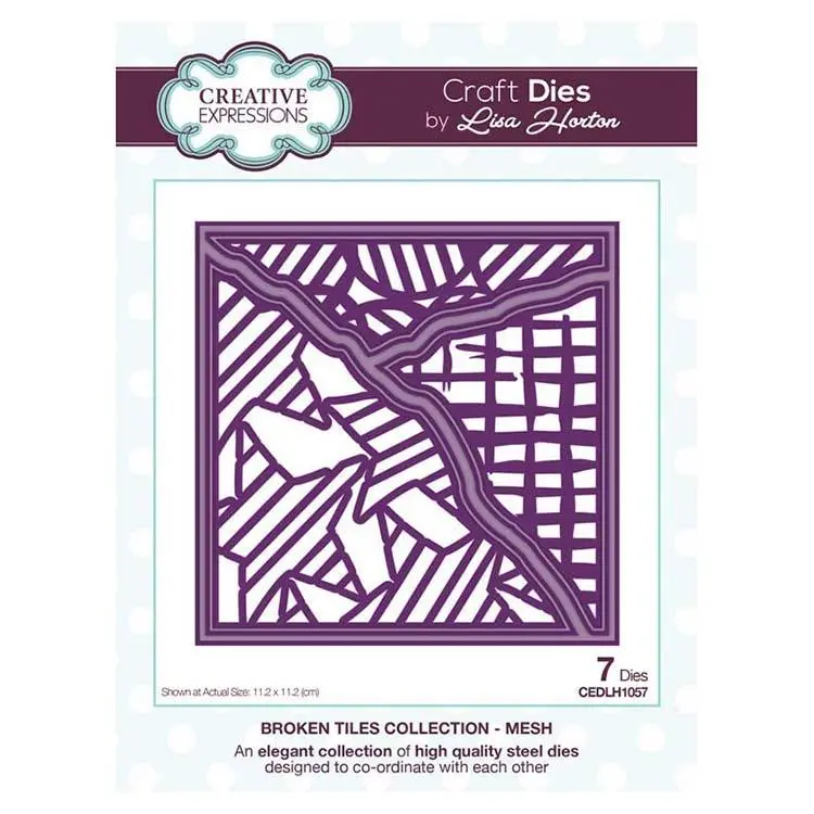Creative Expressions Broken Tiles Collection Mesh 1