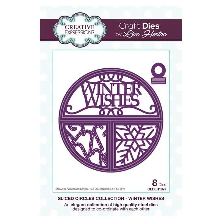 Creative Expressions Split Circles Winter Wishes Craft Die 1