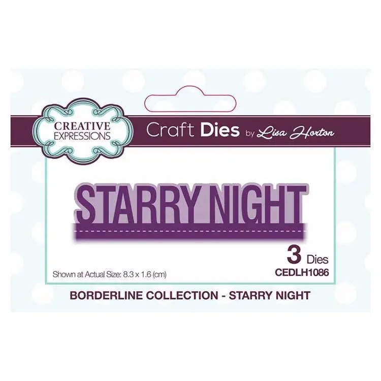 Creative Expressions Borderline Starry Night Craft Die 1