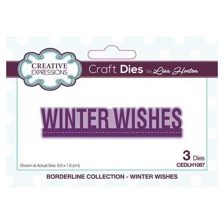 Creative Expressions Borderline Winter Wishes Craft Die 1
