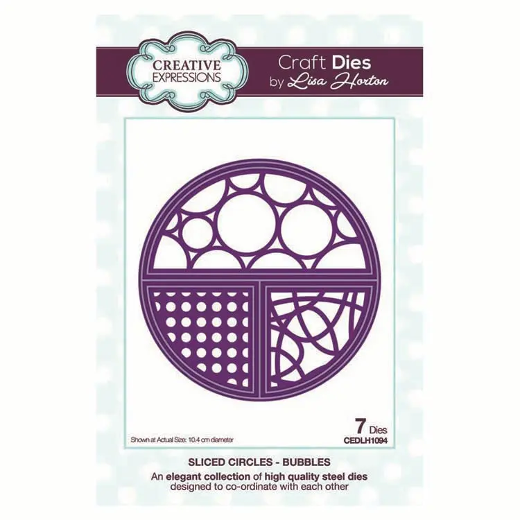Sliced Circles Bubbles Craft Die 1