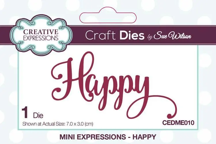 Mini Expressions Collection Happy Die 1