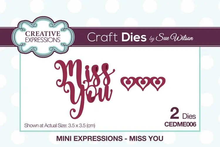 Mini Expressions Collection Miss You Die 1