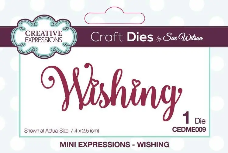 Mini Expressions Collection Wishing Die 1