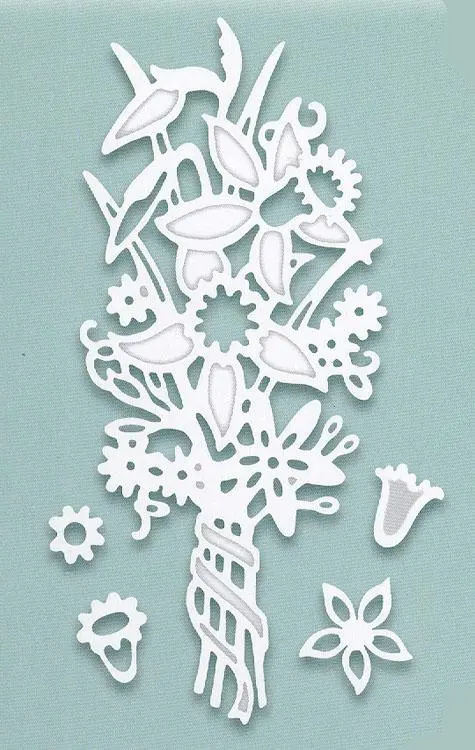 Creative Expressions: Paper Cuts Collection Spring Posy 1
