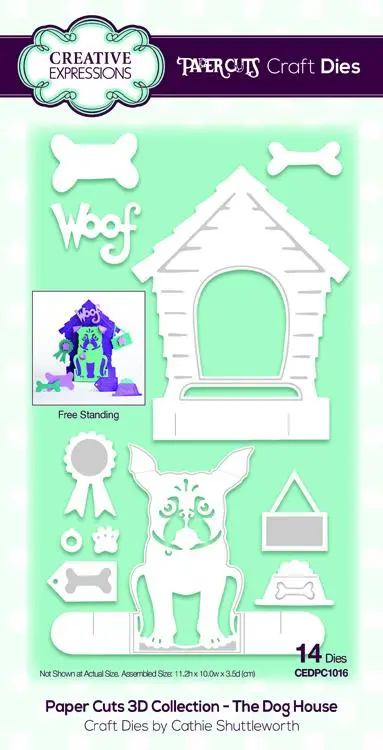 Creative Expressions Die Paper Cuts 3D - The Dog House 1