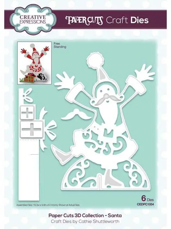 Paper Cuts 3D Collection - Santa 1
