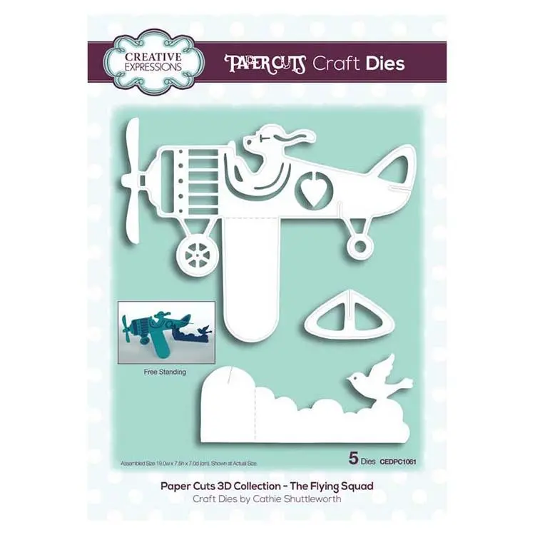 Creative Expressions Paper Cuts 3D Collection - The Flying Squad 1