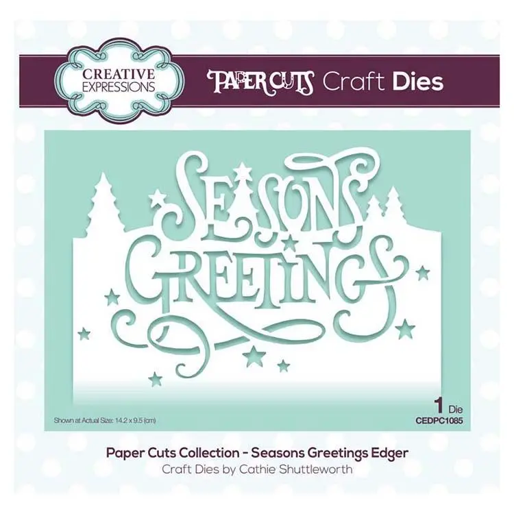 Creative Expressions Paper Cuts Collection - Seasons Greetings 1