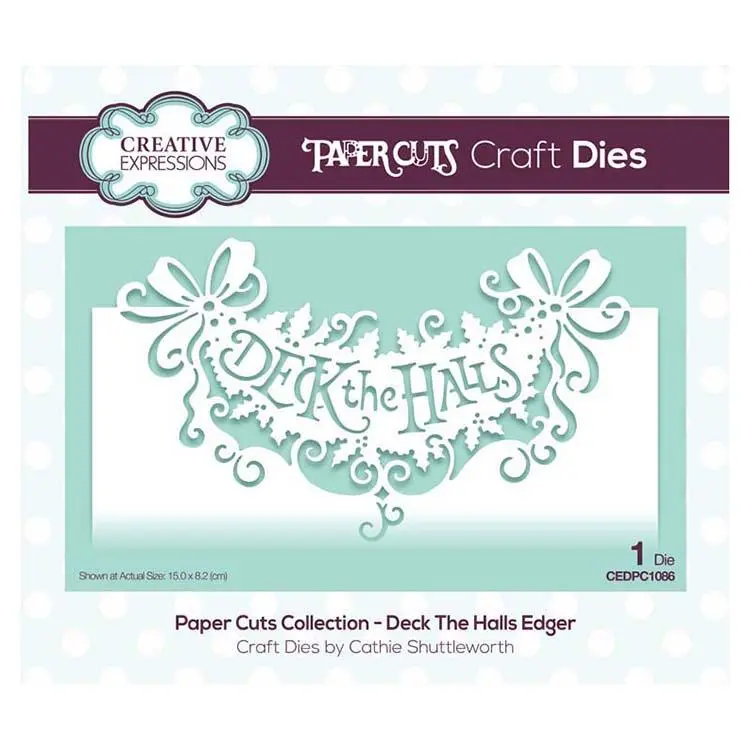 Creative Expressions Paper Cuts Collection - Deck The Halls 1