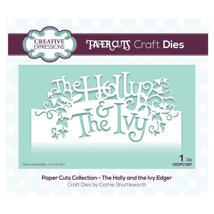 Creative Expressions Paper Cuts Collection - The Holly And The Ivy 1