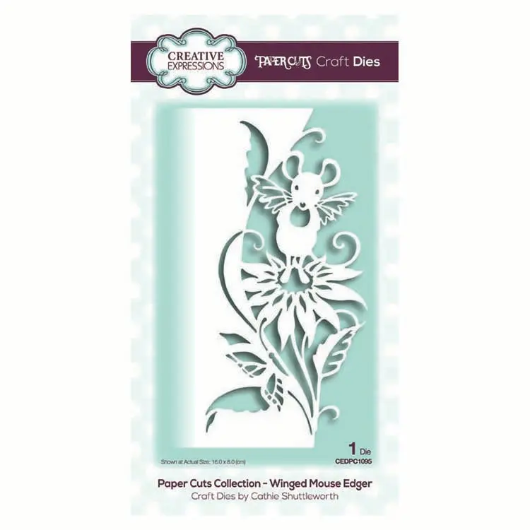 Paper Cuts Collection - Winged Mouse Edger 1