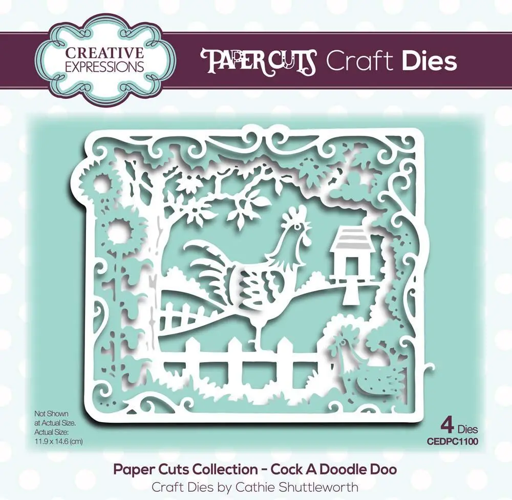 Paper Cuts Cock A Doodle Doo Craft Die 1