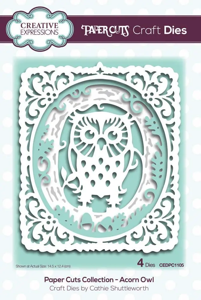 Paper Cuts Acorn Owl Craft Die 1