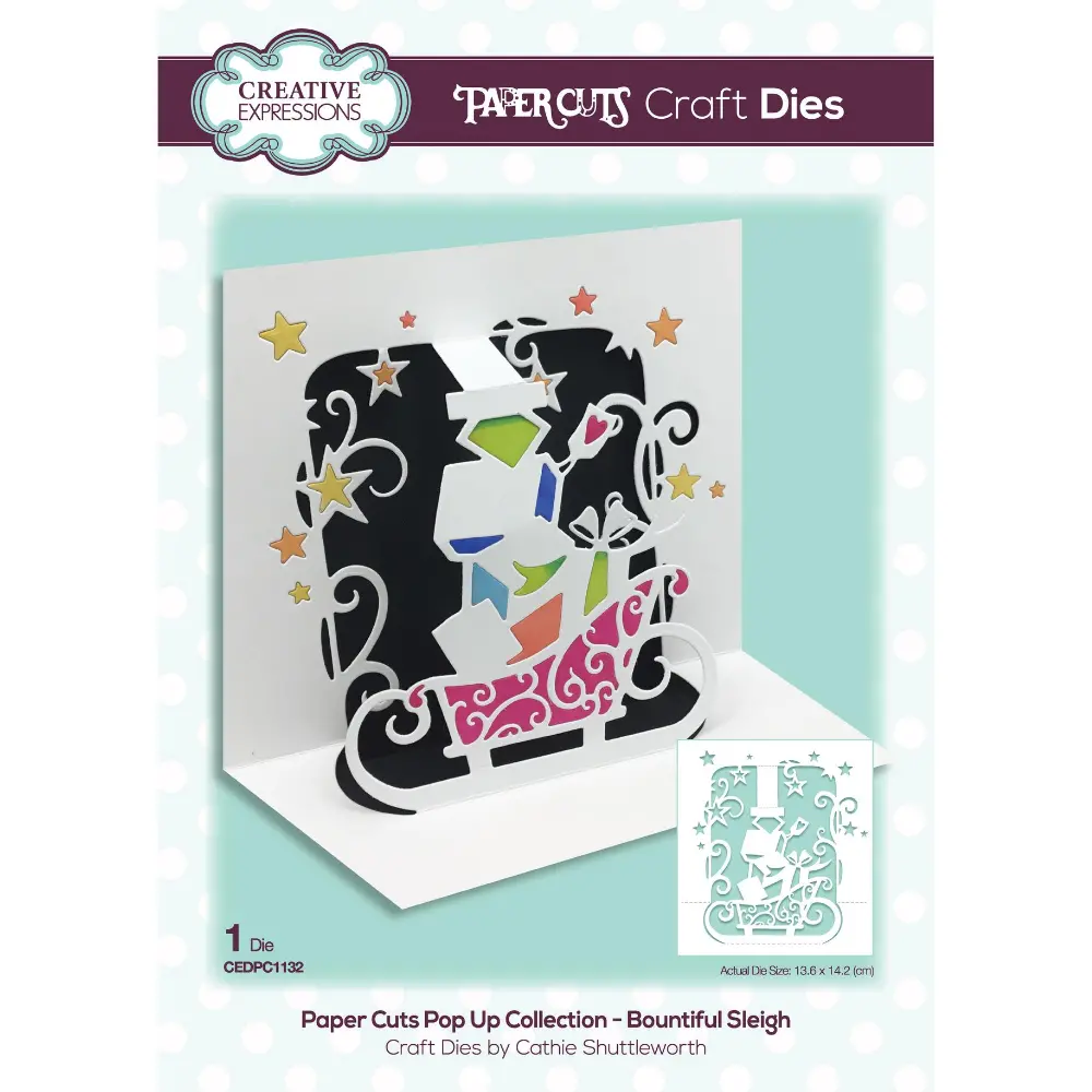 Paper Cuts Pop Up Santa Express Craft Die 1