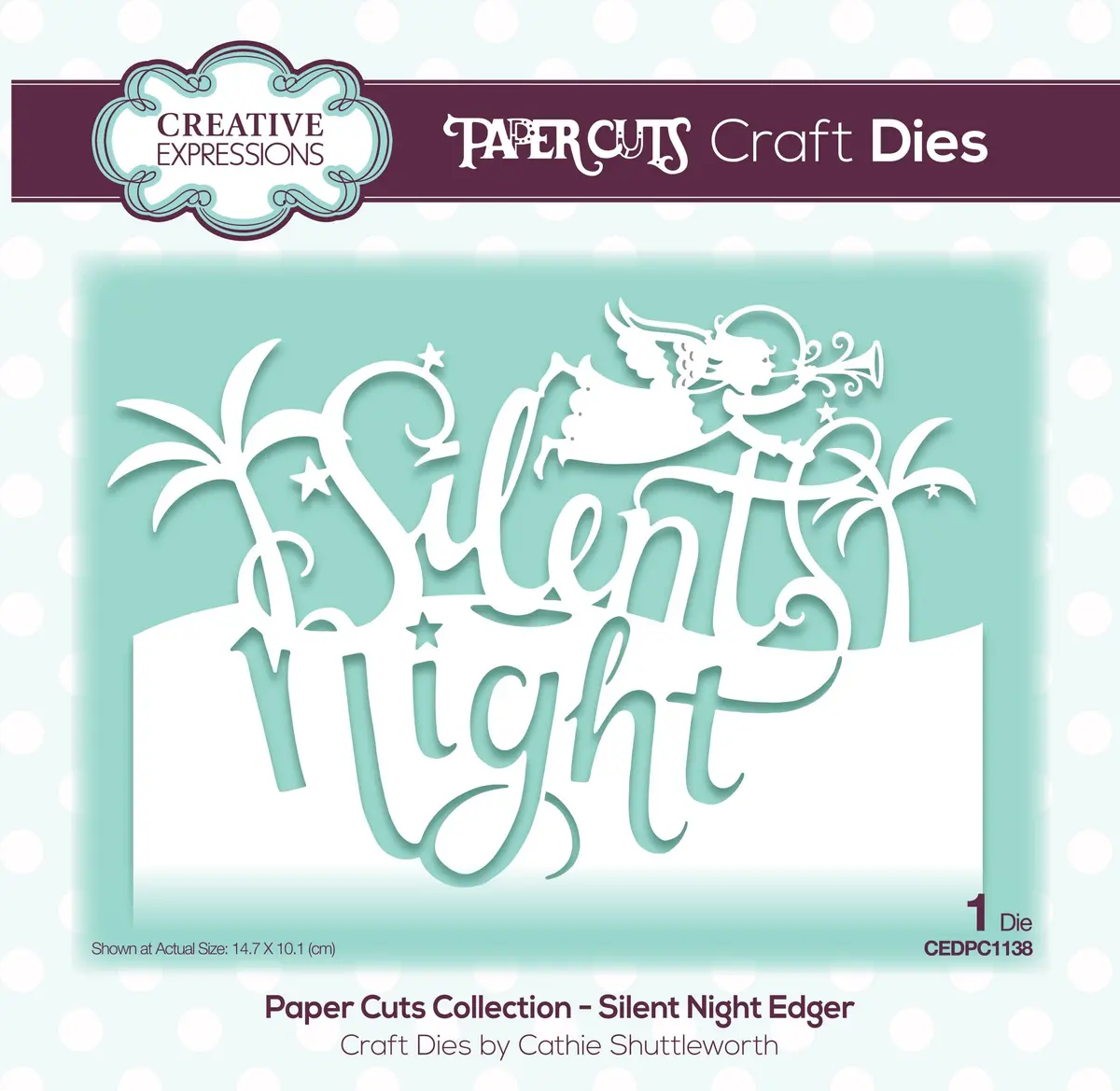 Paper Cuts Edger Silent Night Craft Die 1