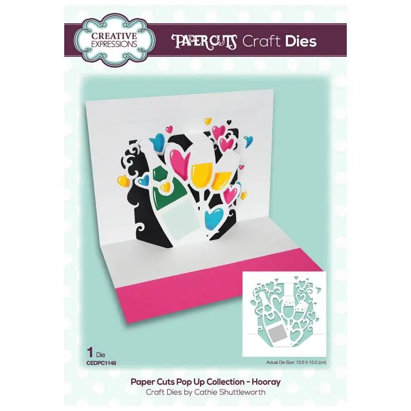 Paper Cuts Hooray Craft Die 1