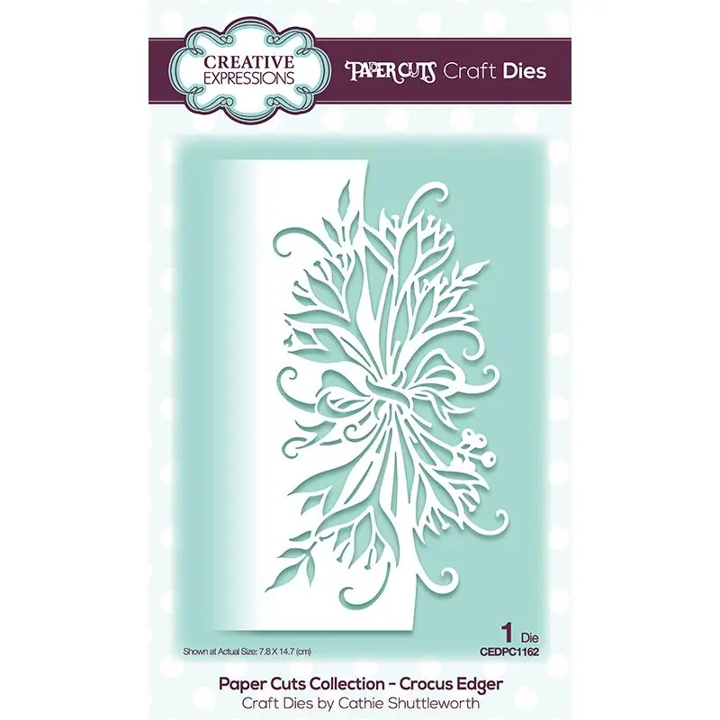 Creative Expressions Paper Cuts Edger Crocus Craft Die 1