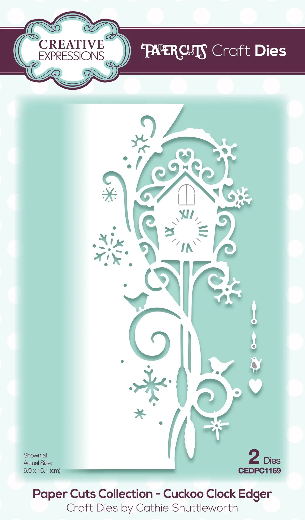 Creative Expressions Paper Cuts Cuckoo Clock Edger Craft Die 1