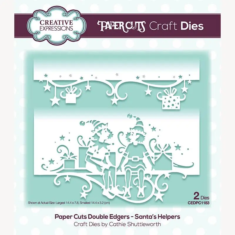 Creative Expressions Paper Cuts Santa's Helpers Double Edger Craft Die 1