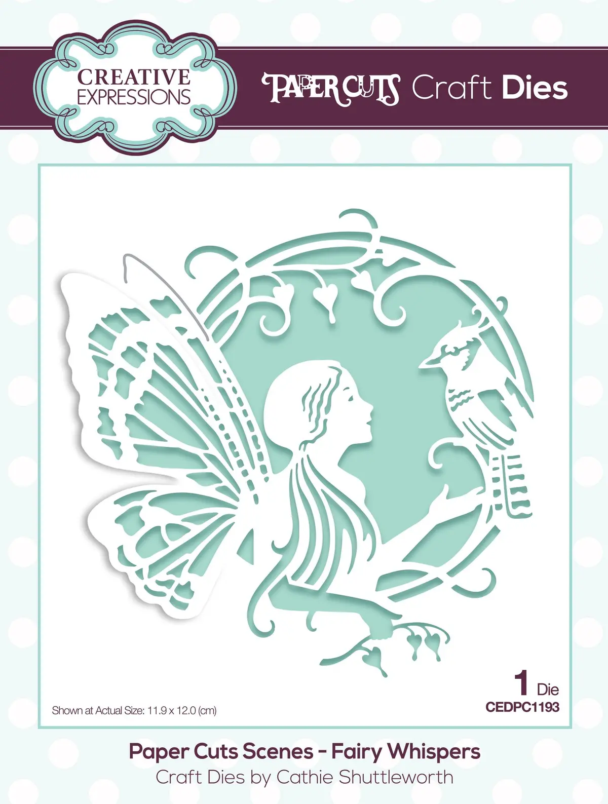Creative Expressions Paper Cuts Scene Fairy Whispers Craft Die 1