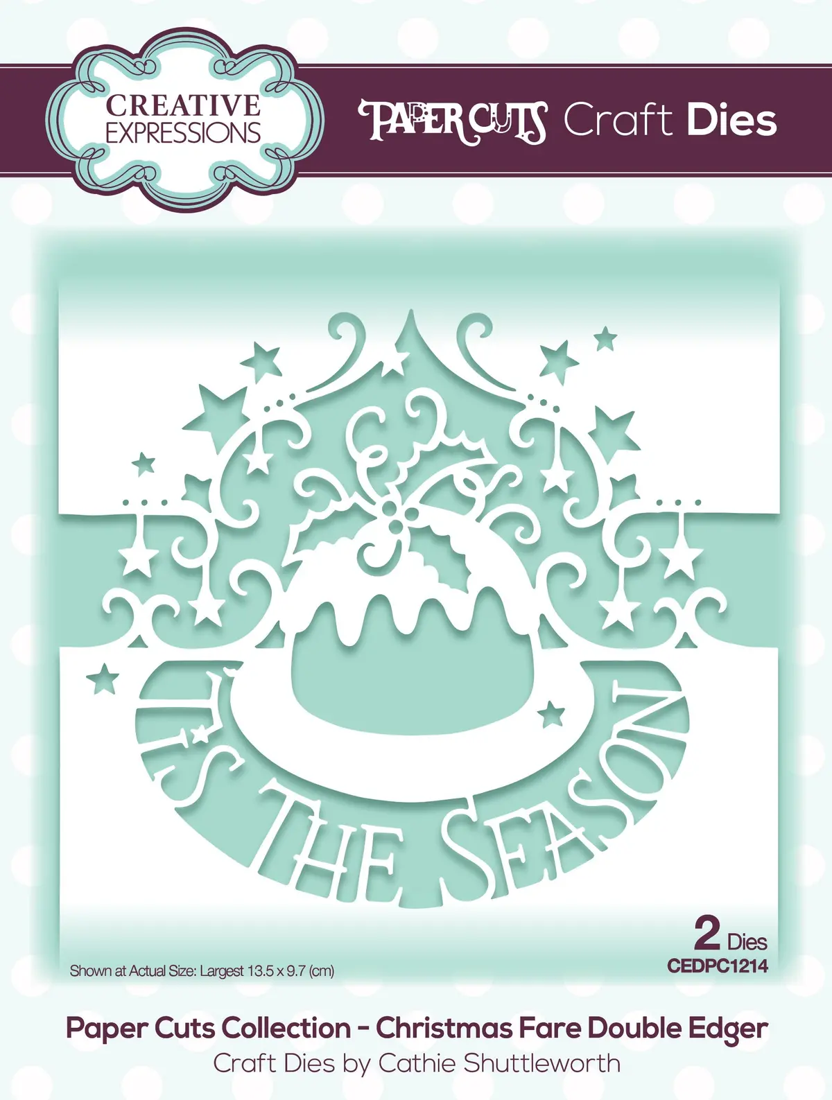 Creative Expressions Paper Cuts Christmas Fare Double Edger Craft Die 1