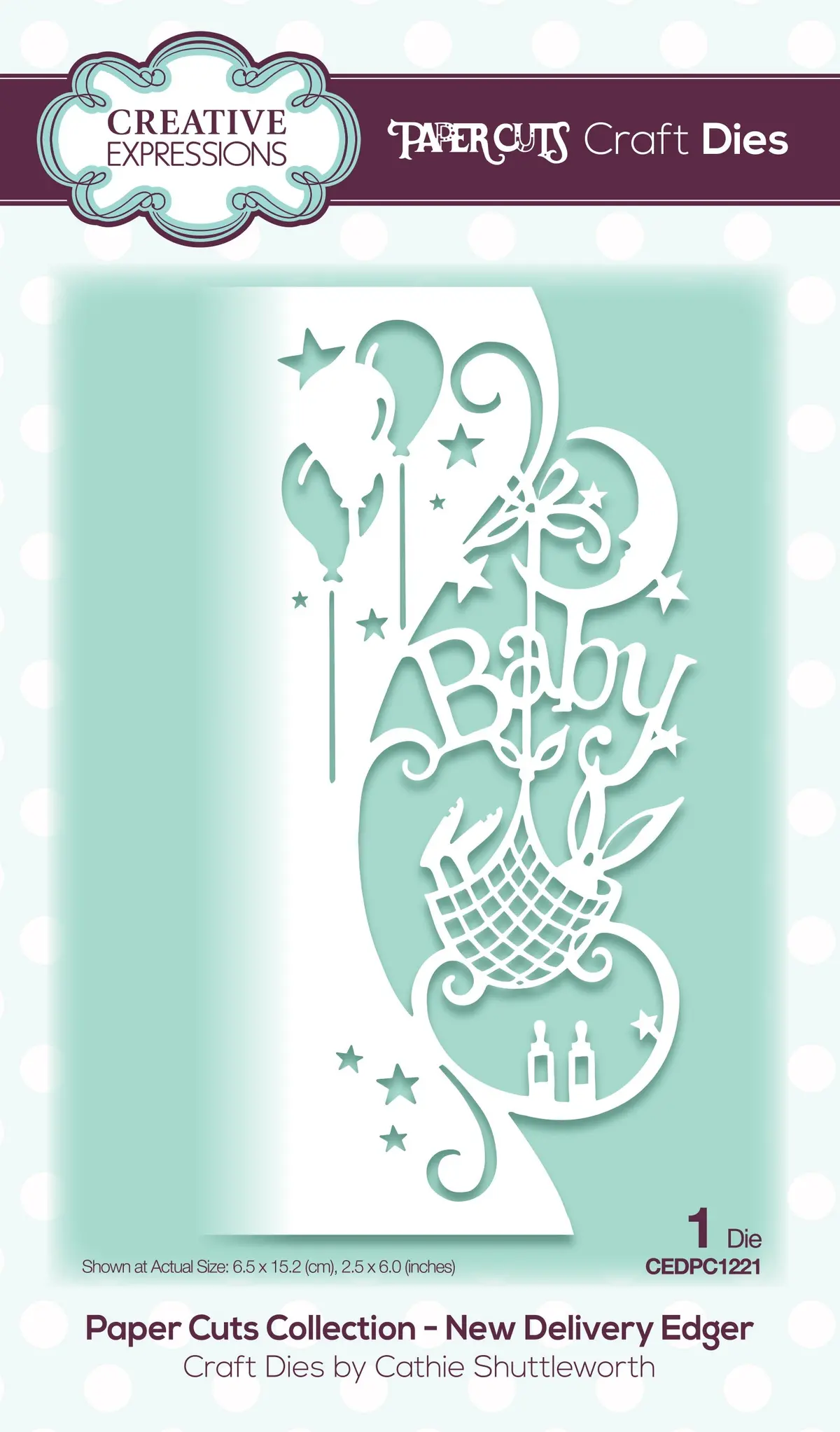 Creative Expressions Paper Cuts New Delivery Edger Craft Die 1