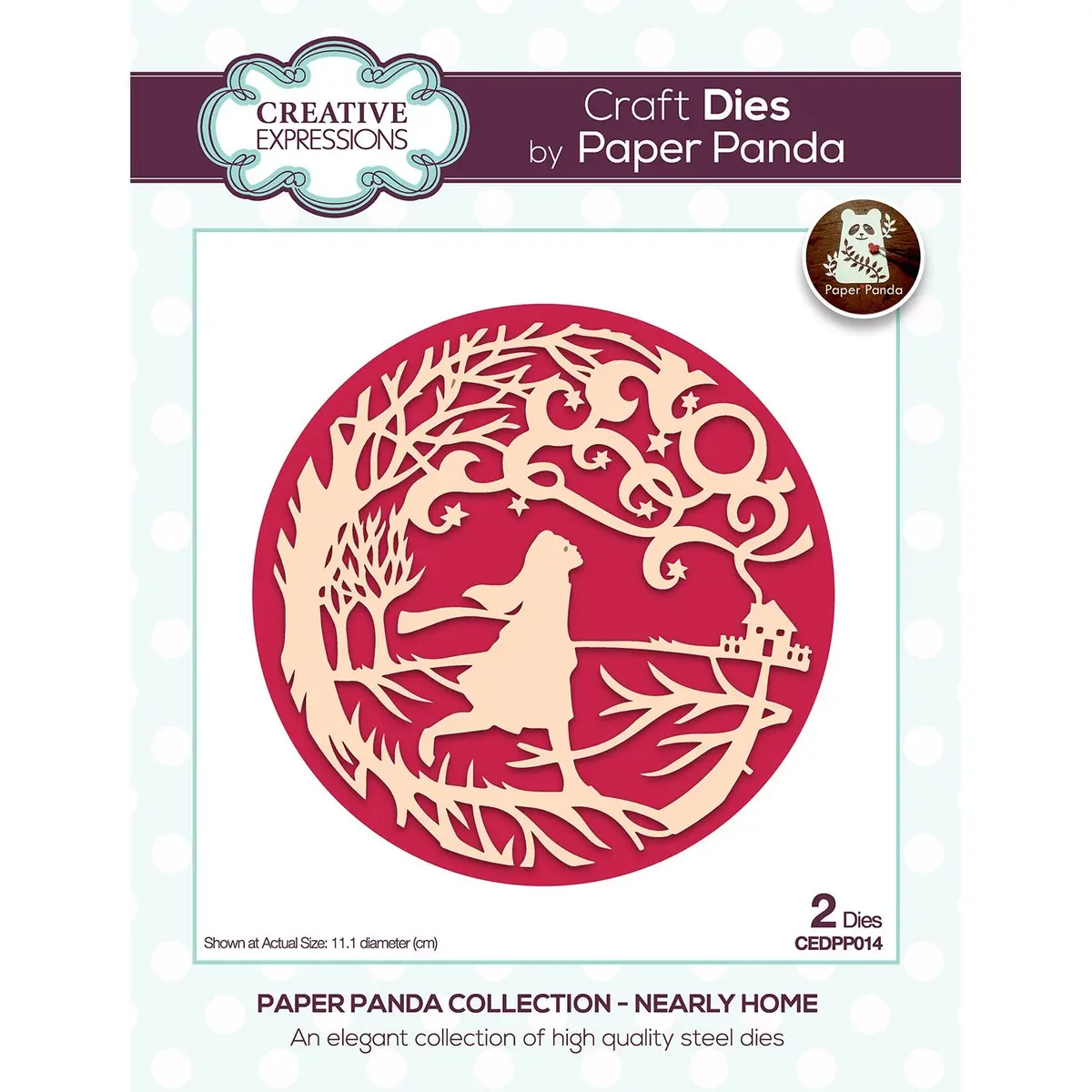 Paper Panda Nearly Home Craft Die 1