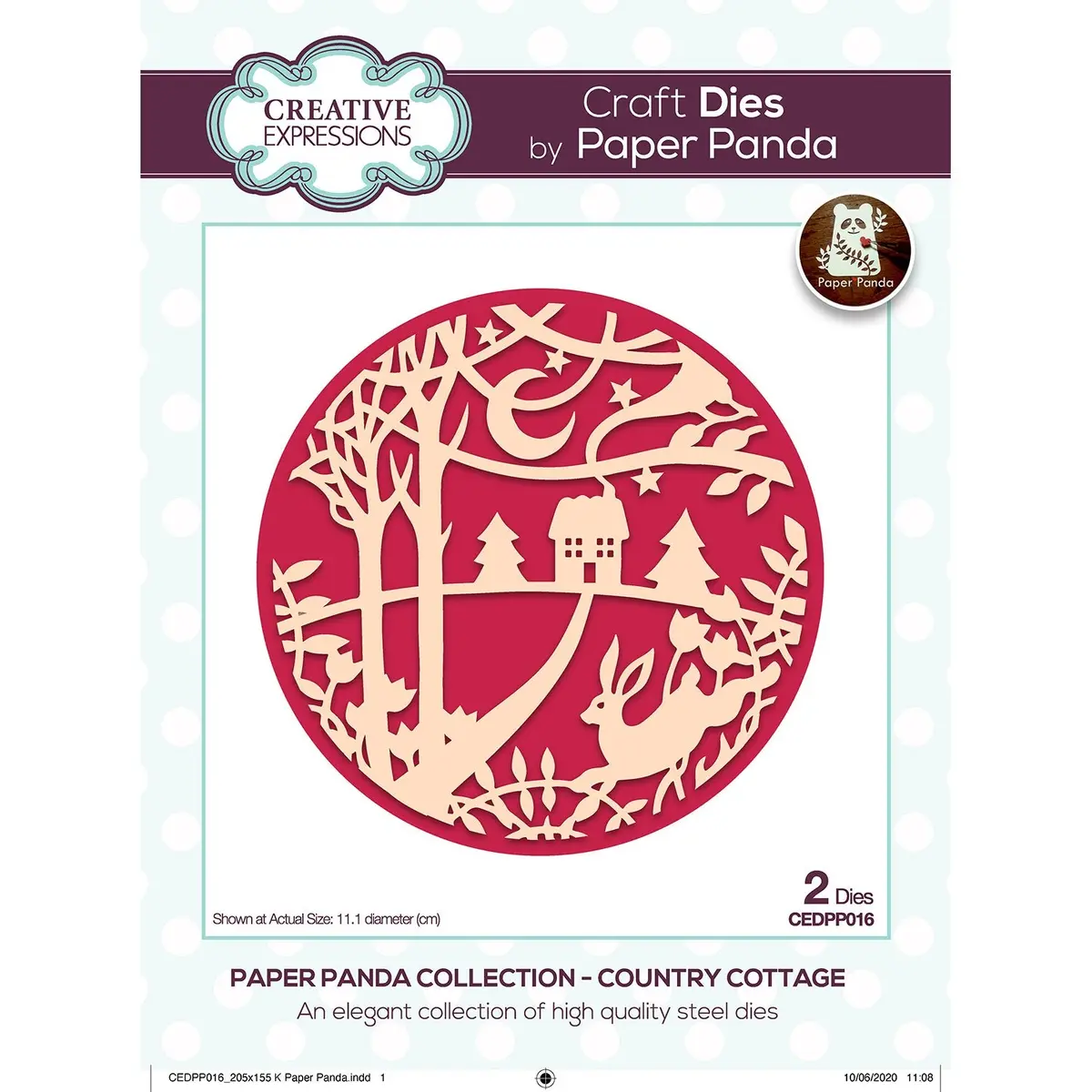 Paper Panda Country Cottage Craft Die 1