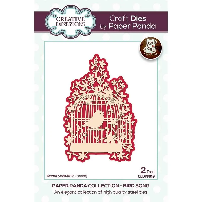 Paper Panda Bird Song Craft Die 1