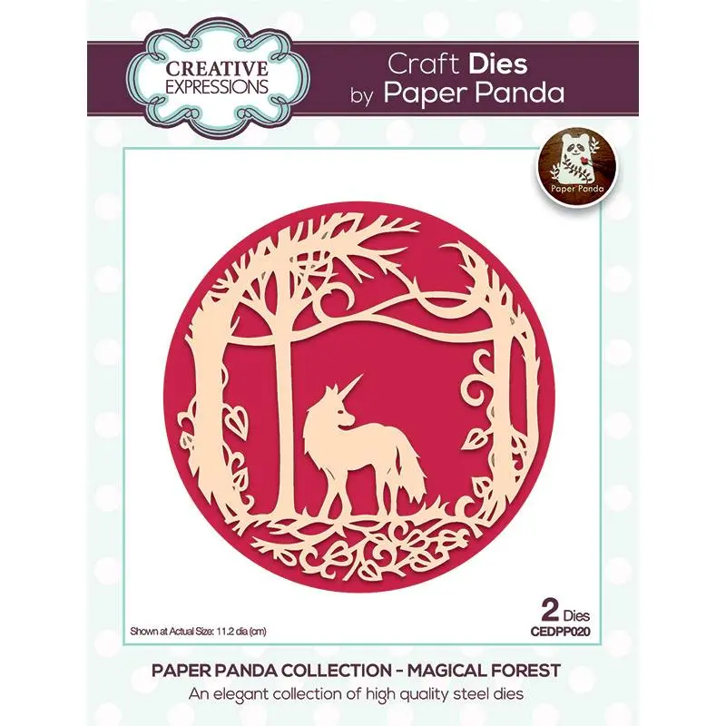 Paper Panda Magical Forest Craft Die 1