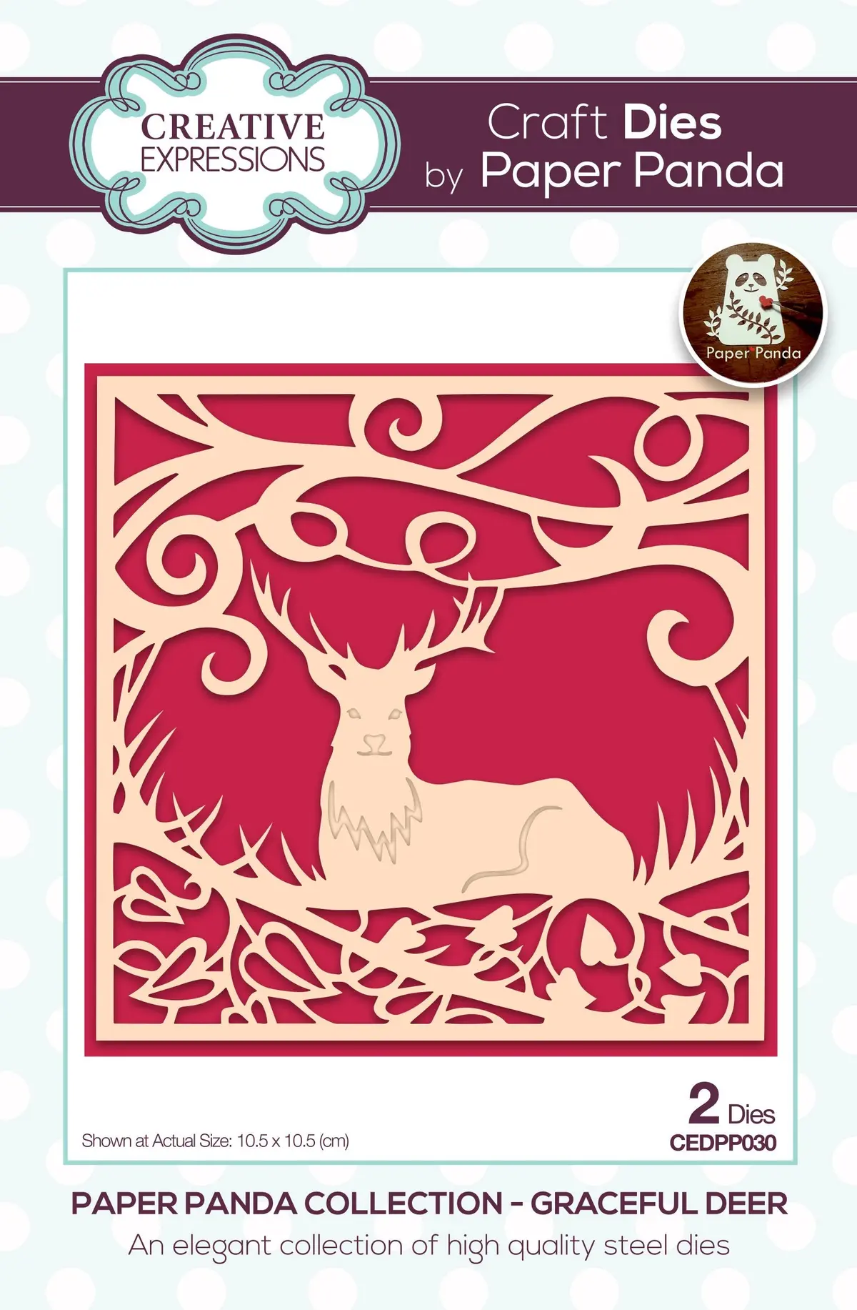 Creative Expressions Paper Panda Graceful Deer Craft Die 1