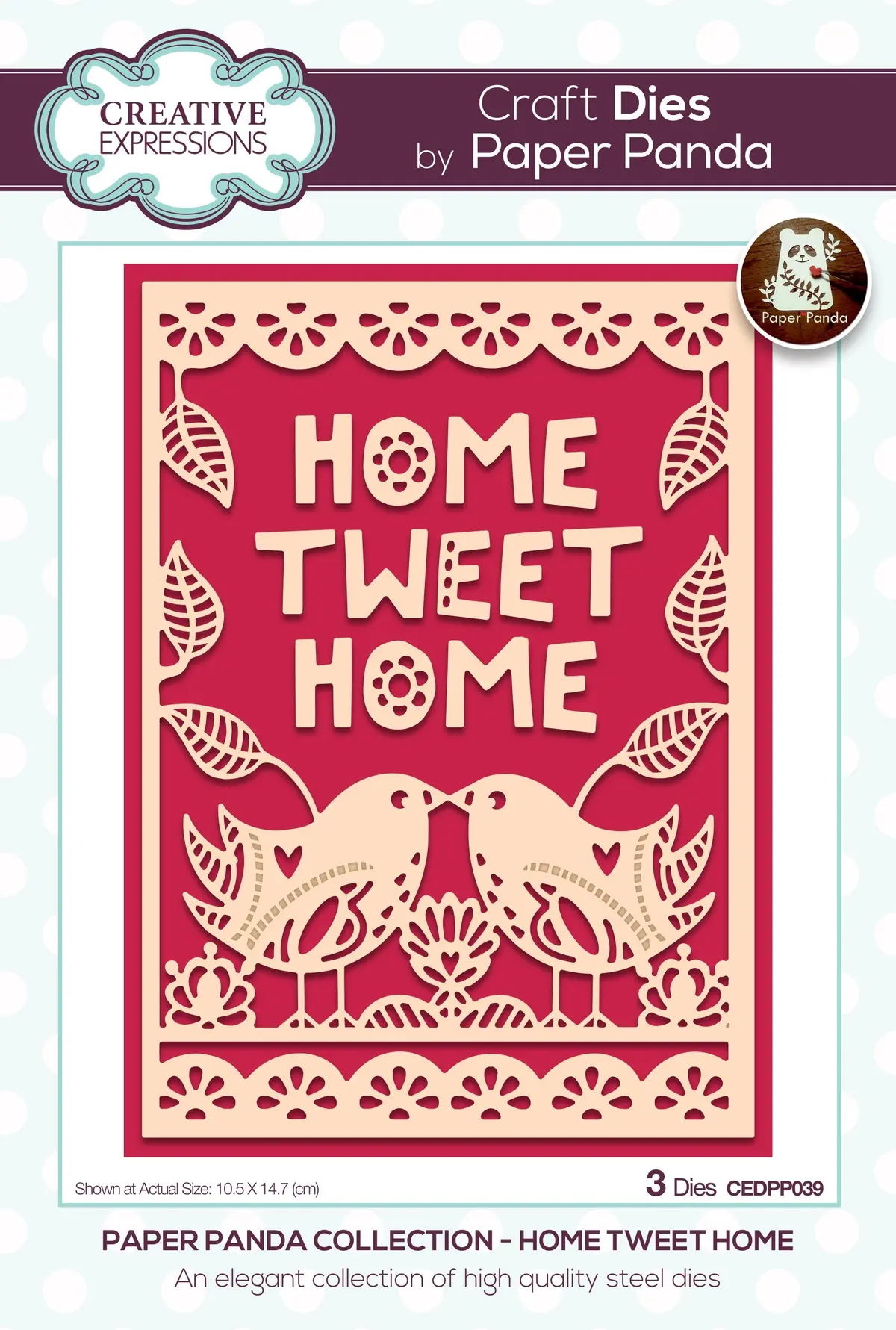 Creative Expressions Paper Panda Home Tweet Home Craft Die 1
