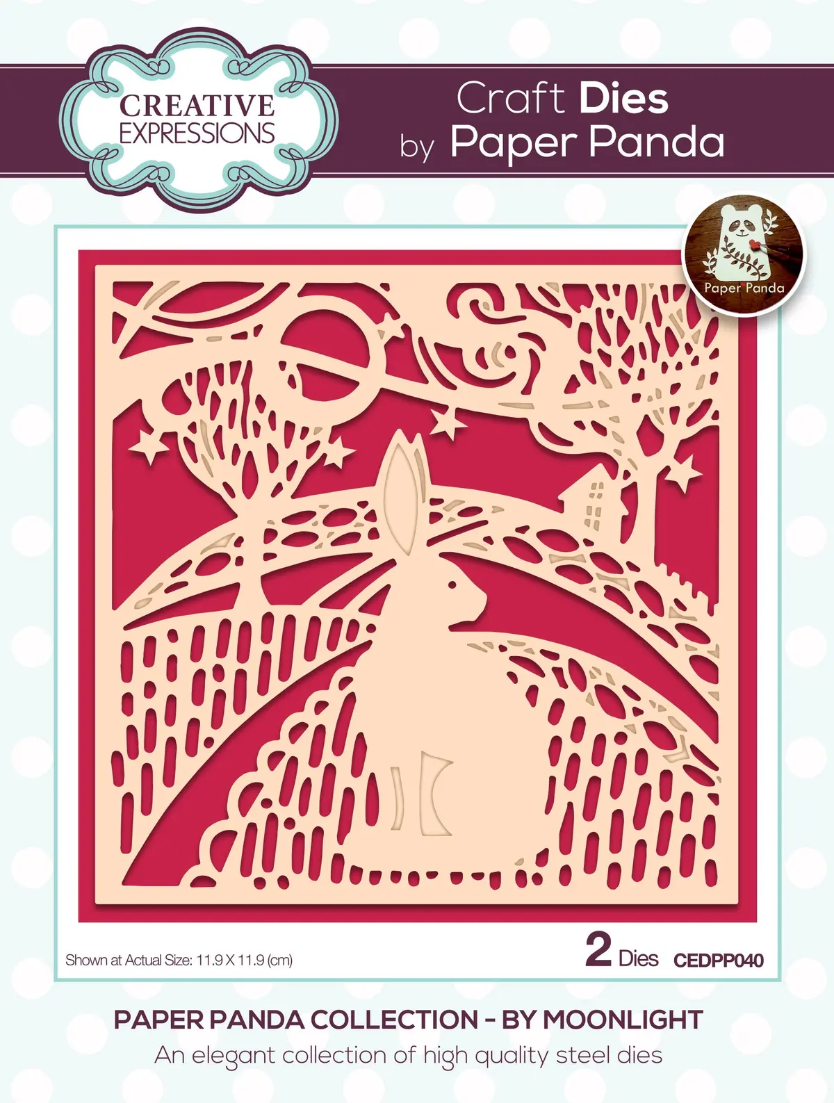 Creative Expressions Paper Panda By Moonlight Craft Die 1