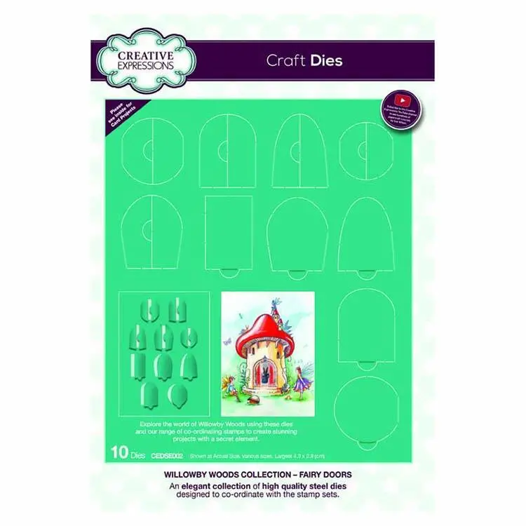 Creative Expressions Willowby Woods Collection - Fairy Doors Craft Die 1