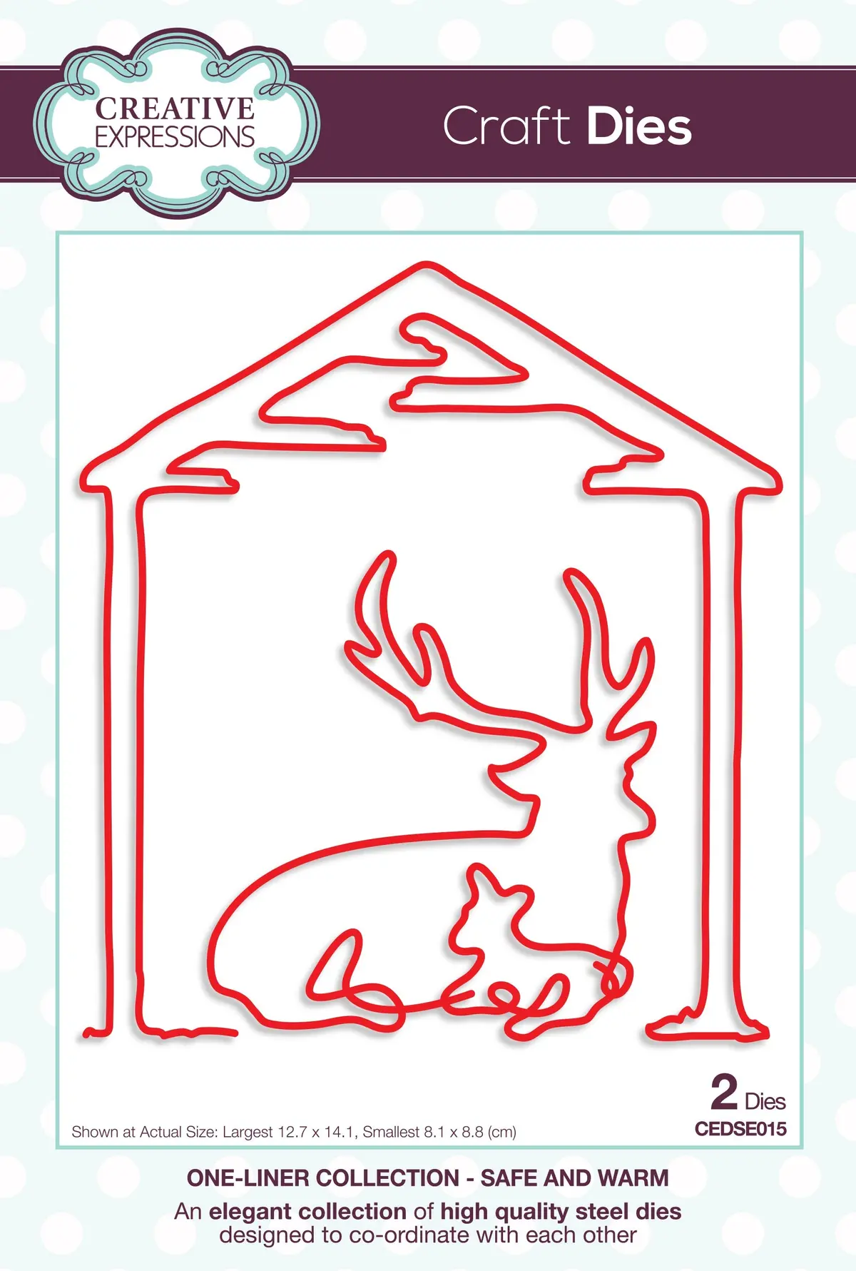Creative Expressions One-Liner Collection Safe & Warm Craft Die 1