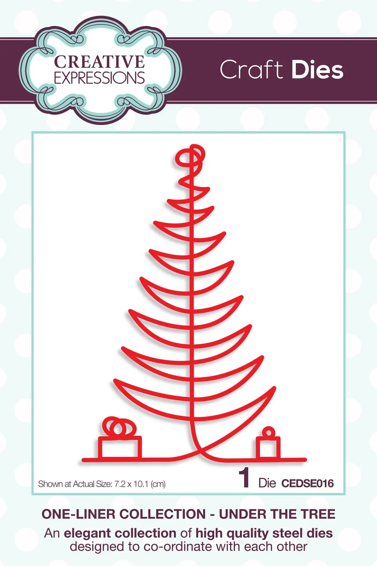 Creative Expressions One-Liner Collection Under The Tree Craft Die 1