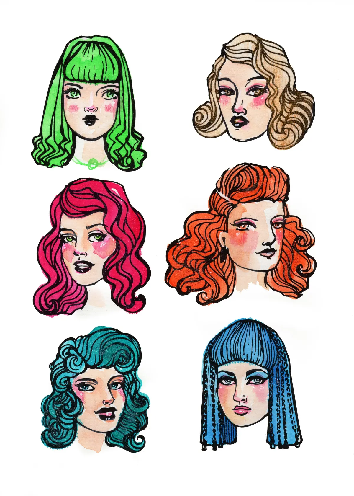 Creative Expressions Jane Davenport Starlets 2 6 In X 8 In Clear Stamp Set 2