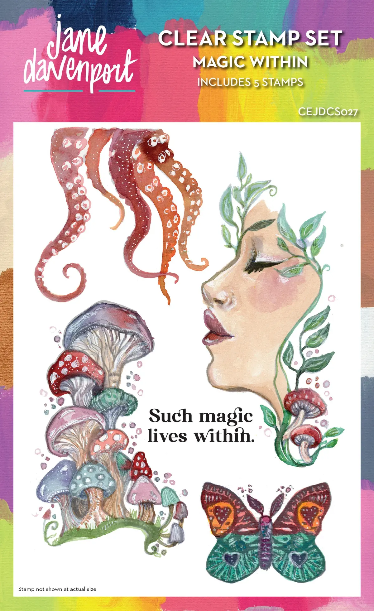 Creative Expressions Jane Davenport Magic Within 6 In X 8 In Clear Stamp Set 1