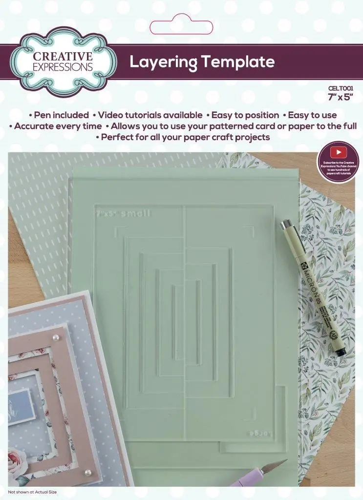 Layering Template 7 In X 5 In 1