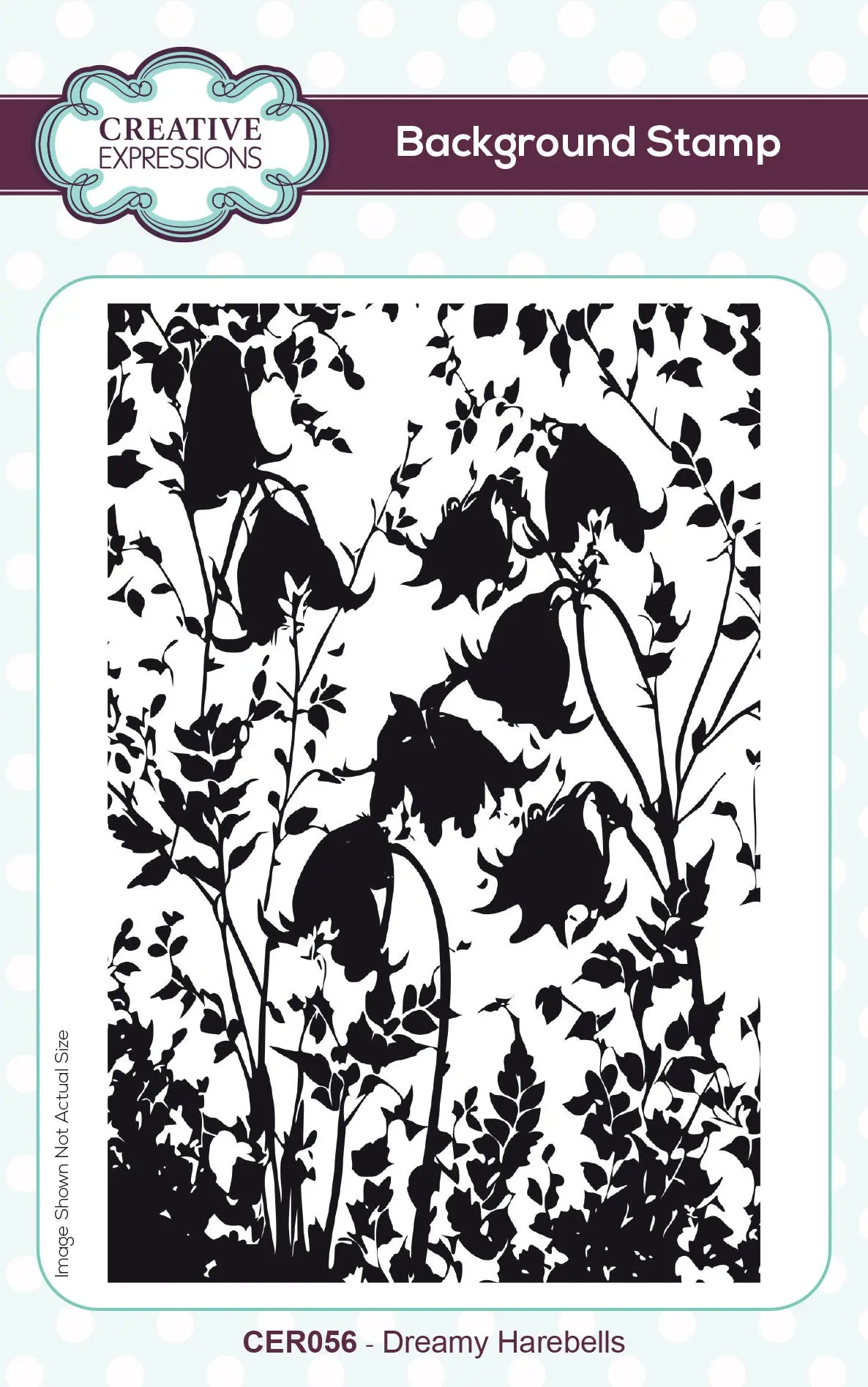 Creative Expressions Dreamy Harebells 4 In X 6 In Pre Cut Rubber Stamp 1
